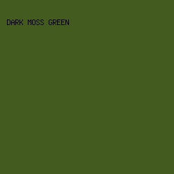 445b1f - Dark Moss Green color image preview