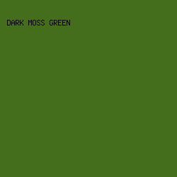 446E1C - Dark Moss Green color image preview