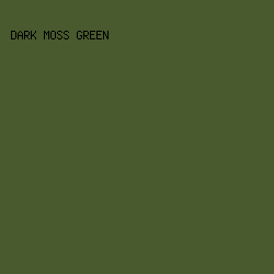 485A2E - Dark Moss Green color image preview
