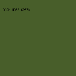 485E2A - Dark Moss Green color image preview
