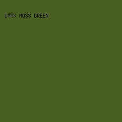 4A5F22 - Dark Moss Green color image preview