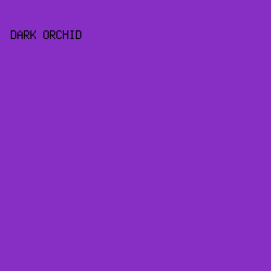 872ec4 - Dark Orchid color image preview