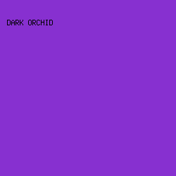 8730D0 - Dark Orchid color image preview