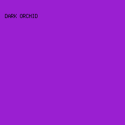 9A1FD1 - Dark Orchid color image preview