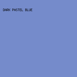 758BCB - Dark Pastel Blue color image preview