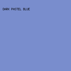 798DCD - Dark Pastel Blue color image preview