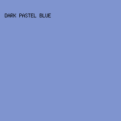 7F94CF - Dark Pastel Blue color image preview