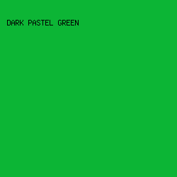 0cb535 - Dark Pastel Green color image preview