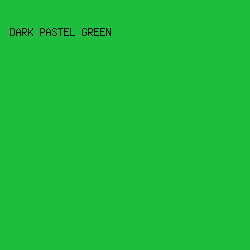 1DBE3E - Dark Pastel Green color image preview