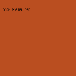 BA4E20 - Dark Pastel Red color image preview