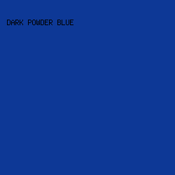 0d3896 - Dark Powder Blue color image preview