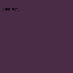 4A2C46 - Dark Puce color image preview
