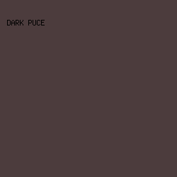 4C3C3D - Dark Puce color image preview