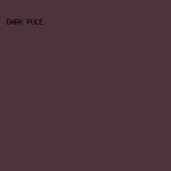 4E333D - Dark Puce color image preview