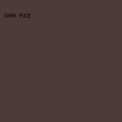 4F3A3A - Dark Puce color image preview