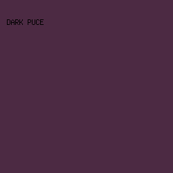 4c2a43 - Dark Puce color image preview