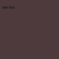 4c393d - Dark Puce color image preview
