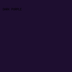 1e0e30 - Dark Purple color image preview
