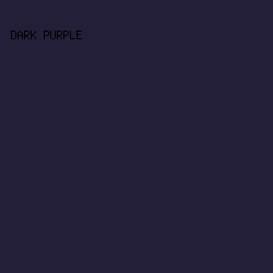 241F38 - Dark Purple color image preview