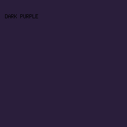 2A1E3B - Dark Purple color image preview
