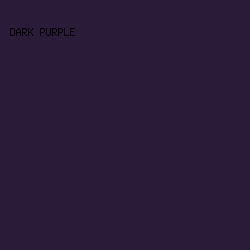 2a1c39 - Dark Purple color image preview
