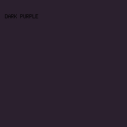 2b202e - Dark Purple color image preview