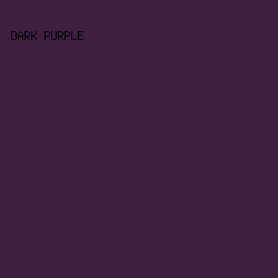 3d1f40 - Dark Purple color image preview