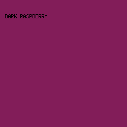 821D59 - Dark Raspberry color image preview