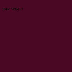4B0824 - Dark Scarlet color image preview