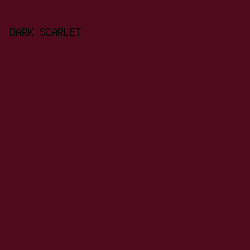4f0a1b - Dark Scarlet color image preview
