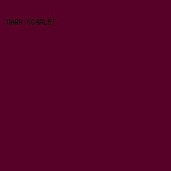 580128 - Dark Scarlet color image preview