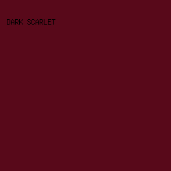 58091A - Dark Scarlet color image preview