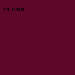 5E0727 - Dark Scarlet color image preview