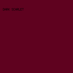5F021F - Dark Scarlet color image preview