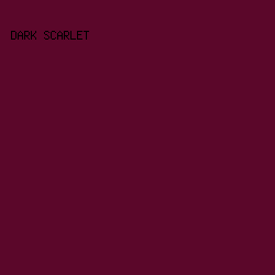 5b072a - Dark Scarlet color image preview