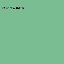7BBD92 - Dark Sea Green color image preview