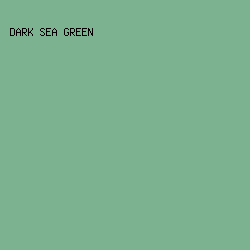 7DB290 - Dark Sea Green color image preview