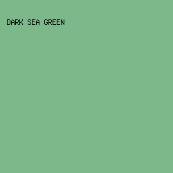 7DB88A - Dark Sea Green color image preview