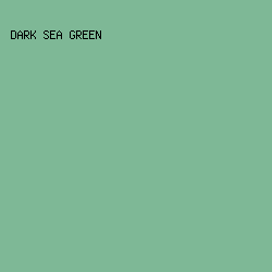 7EB896 - Dark Sea Green color image preview