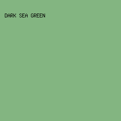 83B581 - Dark Sea Green color image preview