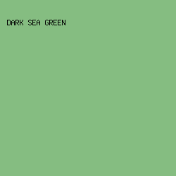 85BD81 - Dark Sea Green color image preview