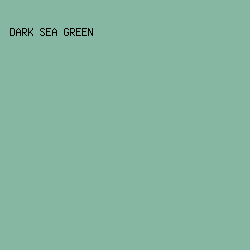 86B7A2 - Dark Sea Green color image preview