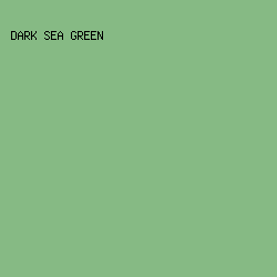 86BA84 - Dark Sea Green color image preview
