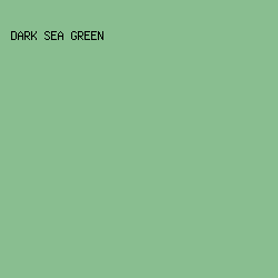 89BE90 - Dark Sea Green color image preview