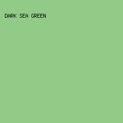 92CB87 - Dark Sea Green color image preview