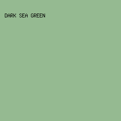 95BA91 - Dark Sea Green color image preview