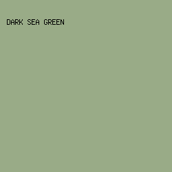 99AB87 - Dark Sea Green color image preview