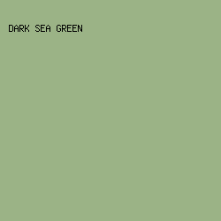 9BB386 - Dark Sea Green color image preview