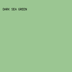 9BC692 - Dark Sea Green color image preview