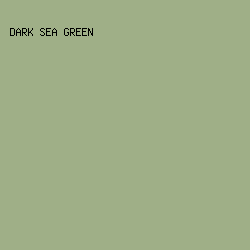 9FAF87 - Dark Sea Green color image preview